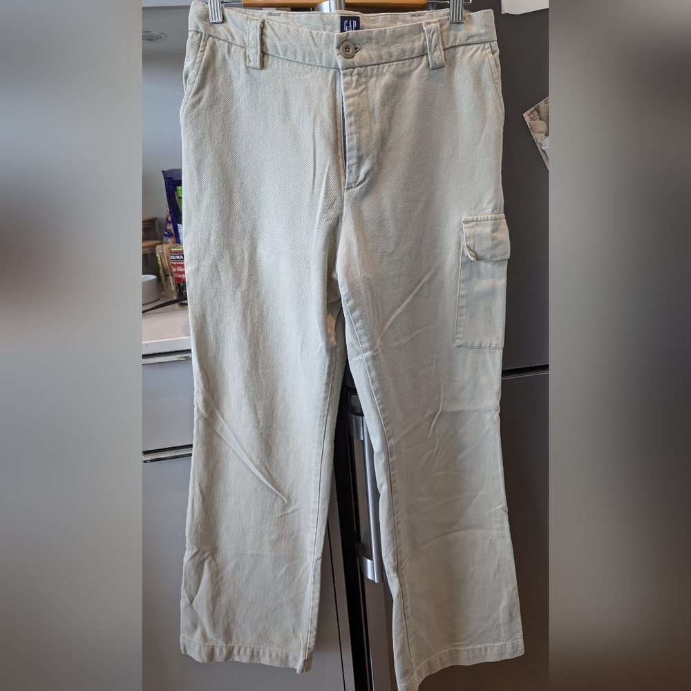 Vintage Y2K Gap Cargo Khakis Beige Size 10